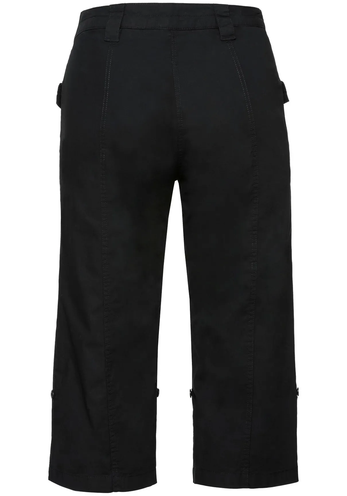 Gerade 3/4-Hose mit Krempelfunktion