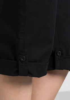 Gerade 3/4-Hose mit Krempelfunktion