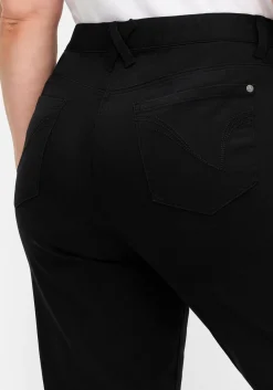 Gerade Hose mit Shaping-Einsatz und Gummibund