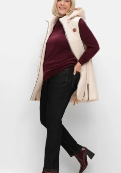 Gerade, innen weich angeraute Thermojeans