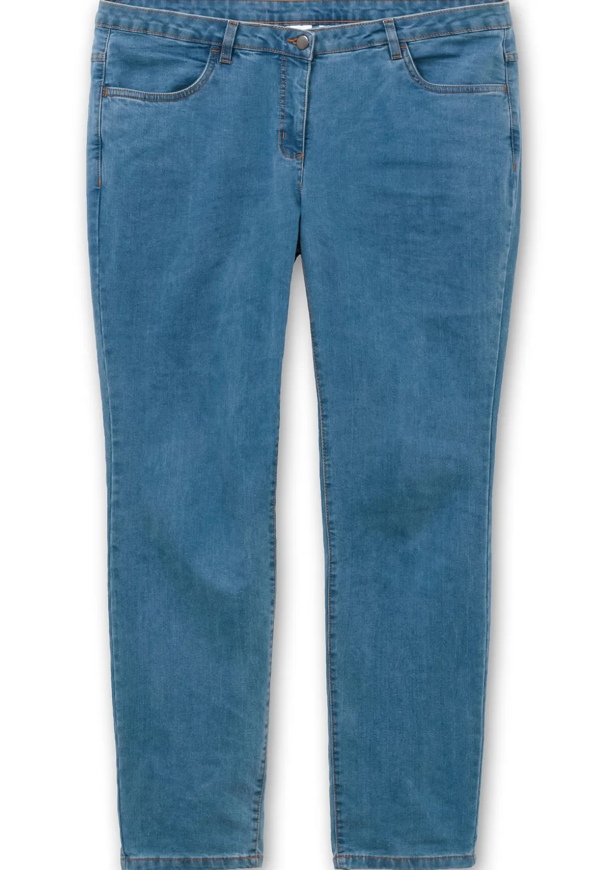 Gerade, innen weich angeraute Thermojeans