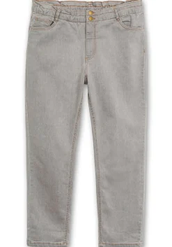 Gerade Jeans im extrahohen Paperbag-Schnitt