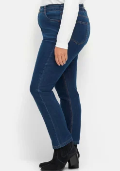 Gerade Jeans im extrahohen Paperbag-Schnitt