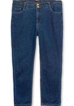 Gerade Jeans im extrahohen Paperbag-Schnitt