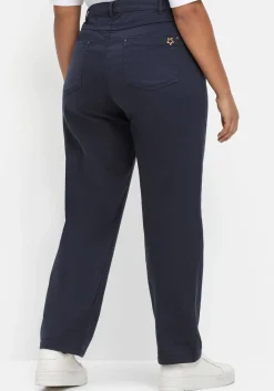 Gerade Jeans in Ankle-Länge, Five-Pocket-Form