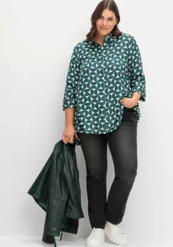 Gerade Jeans in Curvy-Schnitt MANUELA