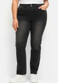 Gerade Jeans in Curvy-Schnitt MANUELA