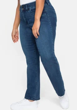 Gerade Jeans in Curvy-Schnitt MANUELA