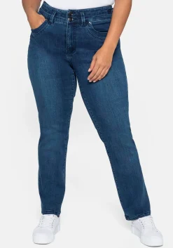 Gerade Jeans in Curvy-Schnitt MANUELA