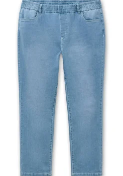 Gerade Jeans mit Rundum-Dehnbund