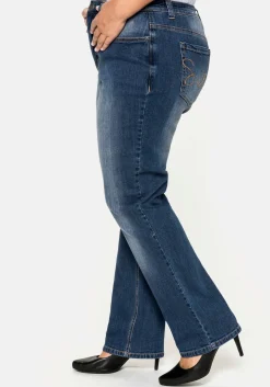 Gerade Jeans mit Shaping-Einsatz