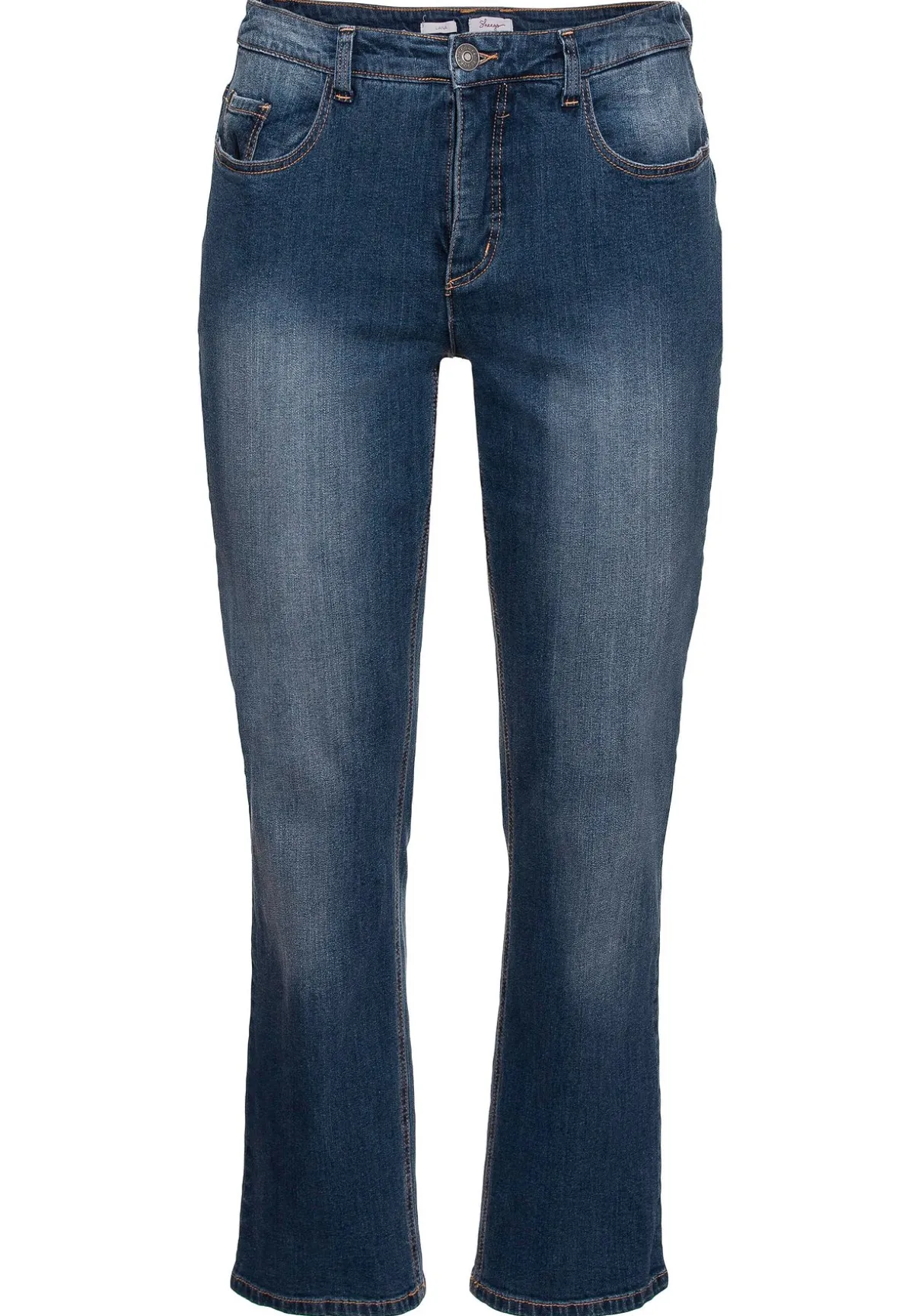 Gerade Jeans mit Shaping-Einsatz