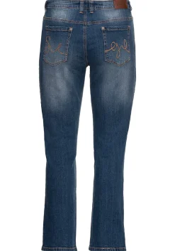 Gerade Jeans mit Shaping-Einsatz