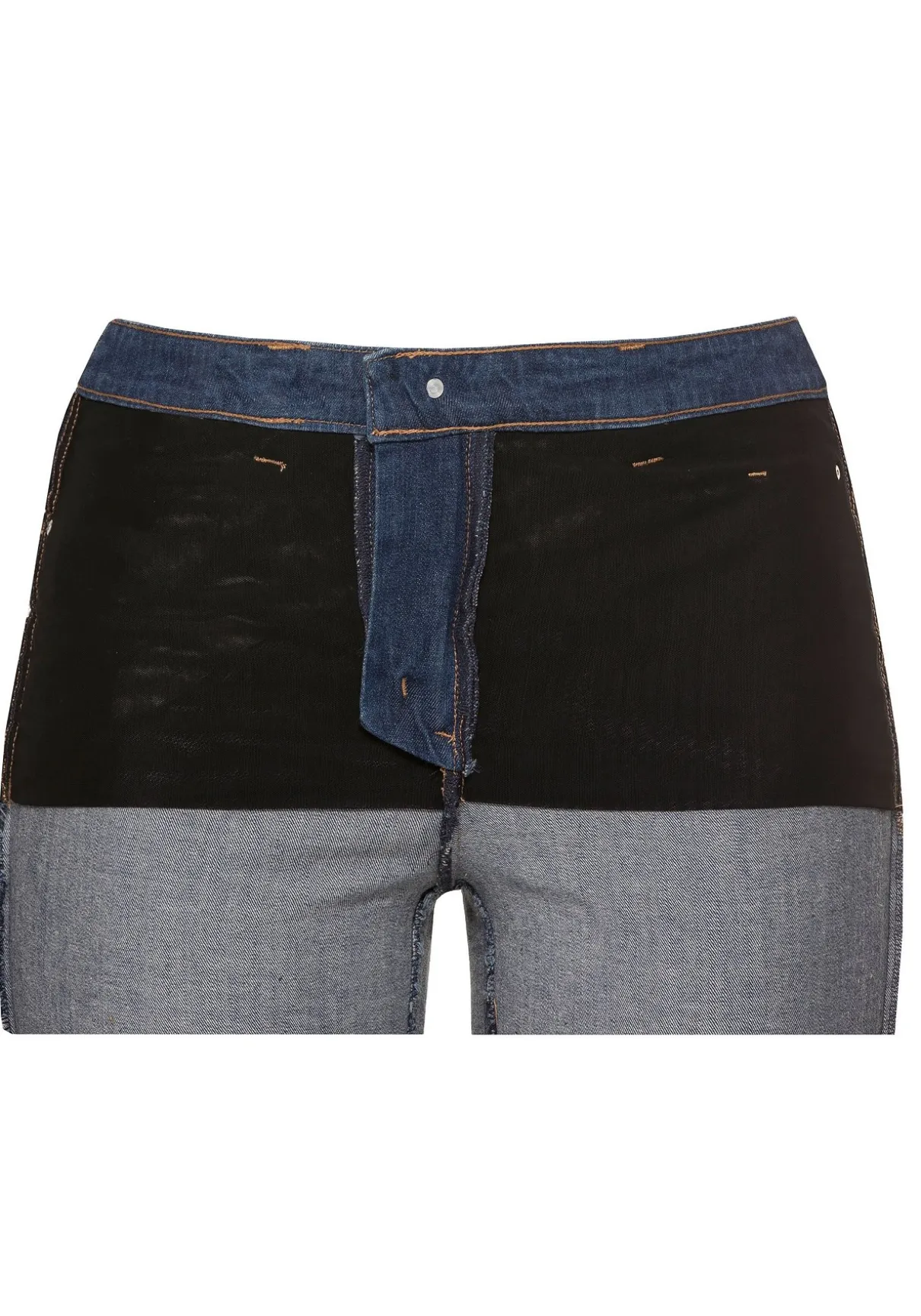 Gerade Jeans mit Shaping-Einsatz