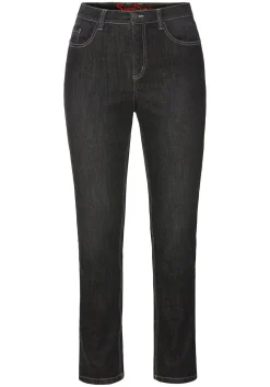 Gerade Jeans mit Shaping-Einsatz