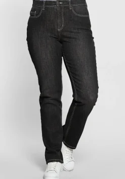 Gerade Jeans mit Shaping-Einsatz