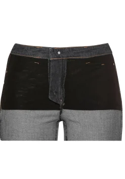 Gerade Jeans mit Shaping-Einsatz