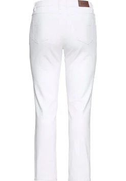 Gerade Jeans mit Used-Effekten