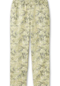 Gerade Schlupfhose mit Paisleymuster