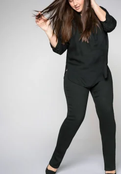 Gerade Stretch-Jeans mit Bodyforming-Effekt