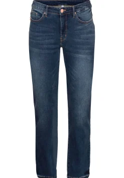 Gerade Stretch-Jeans mit Bodyforming-Effekt