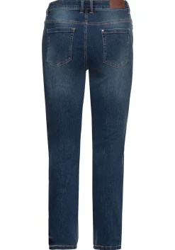 Gerade Stretch-Jeans mit Bodyforming-Effekt