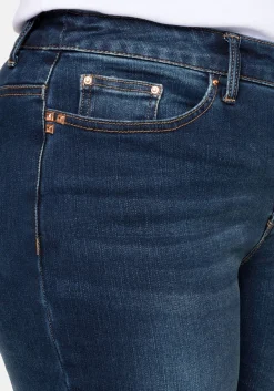 Gerade Stretch-Jeans mit Bodyforming-Effekt