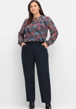 High-Waist-Hose mit Bügelfalten