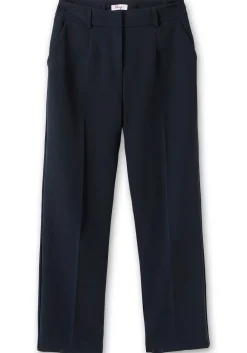 High-Waist-Hose mit Bügelfalten
