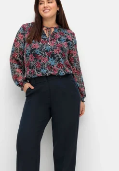 High-Waist-Hose mit Bügelfalten