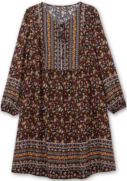 Hängerchen-Kleid im Mustermix, in A-Linie