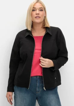 Jacke aus Bengalin, in kurzer, taillierter Form