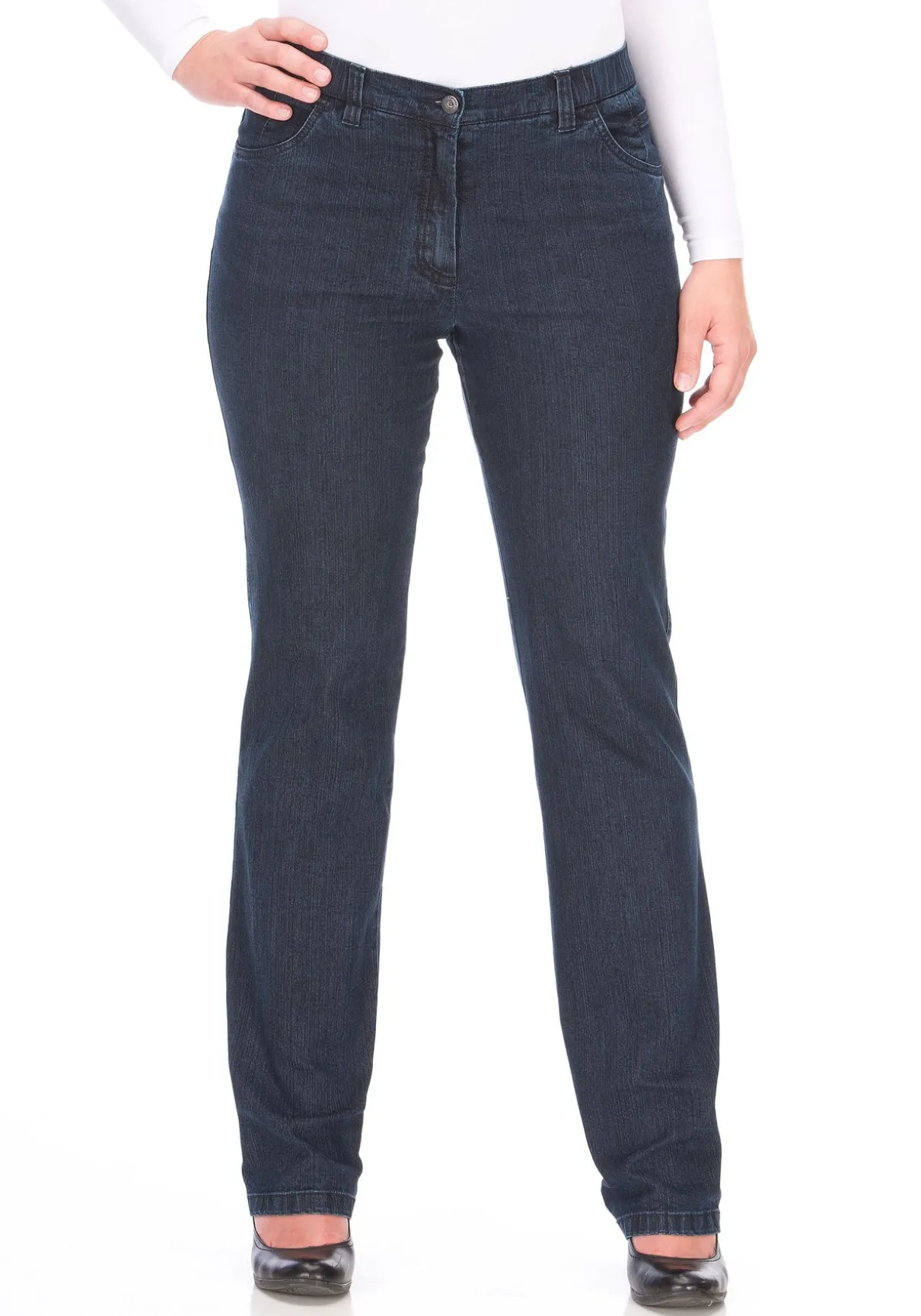 Jeans in Quer-Stretch-Qualität, mit Komfortbund