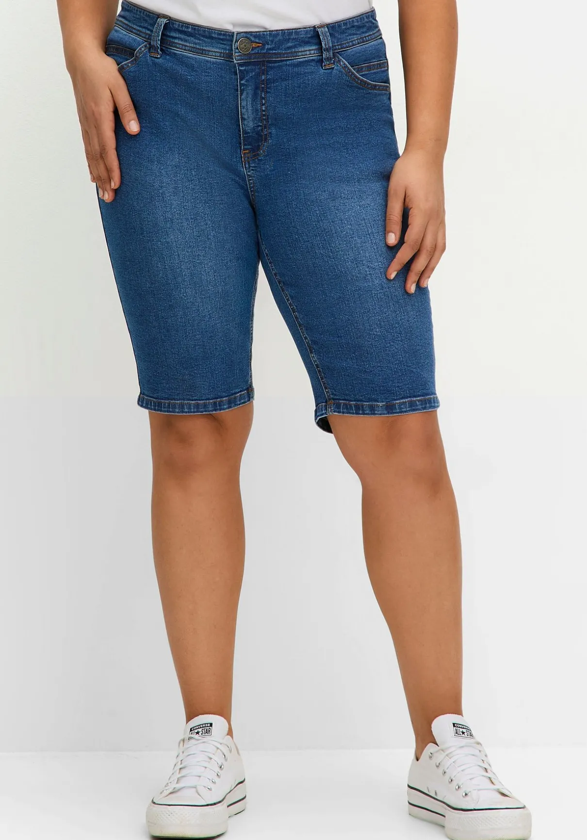 Jeansbermudas im Curvy-Schnitt SUSANNE