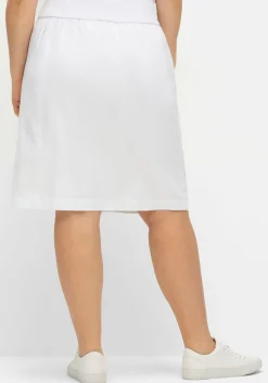 Jeansrock mit Taschen, in A-Linie