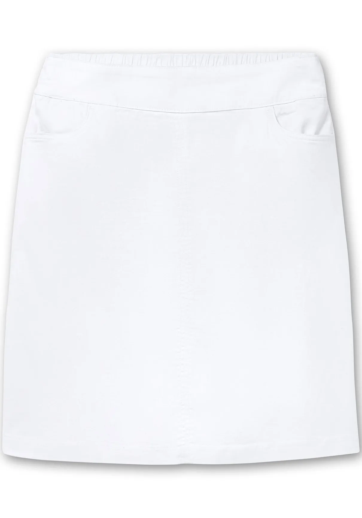 Jeansrock mit Taschen, in A-Linie