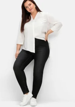 Jeggings in individueller Waschung