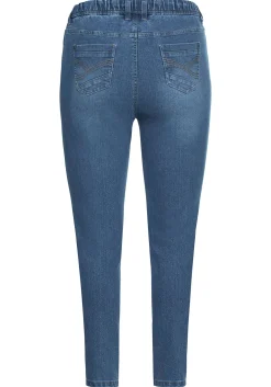 Jeggings mit Gummibund und Gürtelschlaufen