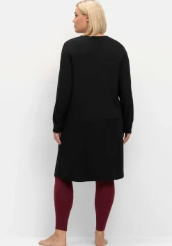 Jerseykleid mit Kängurutasche, in leichter A-Linie