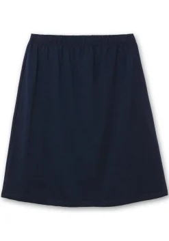 Jerseyrock in leichter A-Linie, mit Schlupfbund