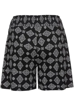 Jerseyshorts mit Smokbund und zwei Taschen