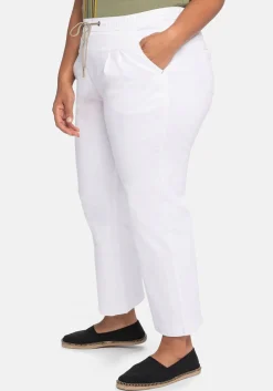 Joggpants mit elastischem Bund und Bindeband