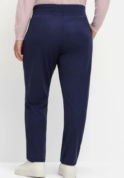 Joggpants mit Rundum-Dehnbund und Bindeband