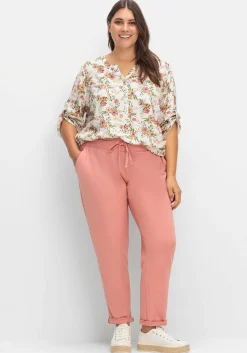 Joggpants mit Rundum-Dehnbund und Bindeband