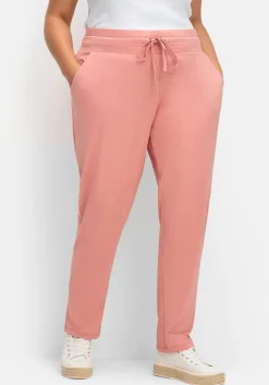 Joggpants mit Rundum-Dehnbund und Bindeband