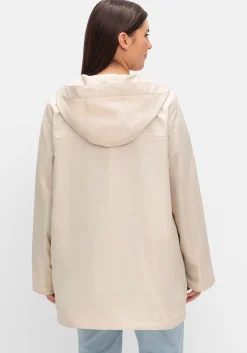 Kapuzenjacke in leichter Qualität, mit Kontrastdetails