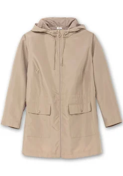Kapuzenjacke mit Reißverschluss und Tunnelzug