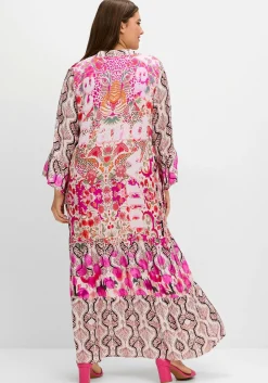 Kaskadenkleid im Maxischnitt, mit Volants