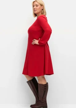 Kleid aus Interlock, mit ausgestelltem Rock