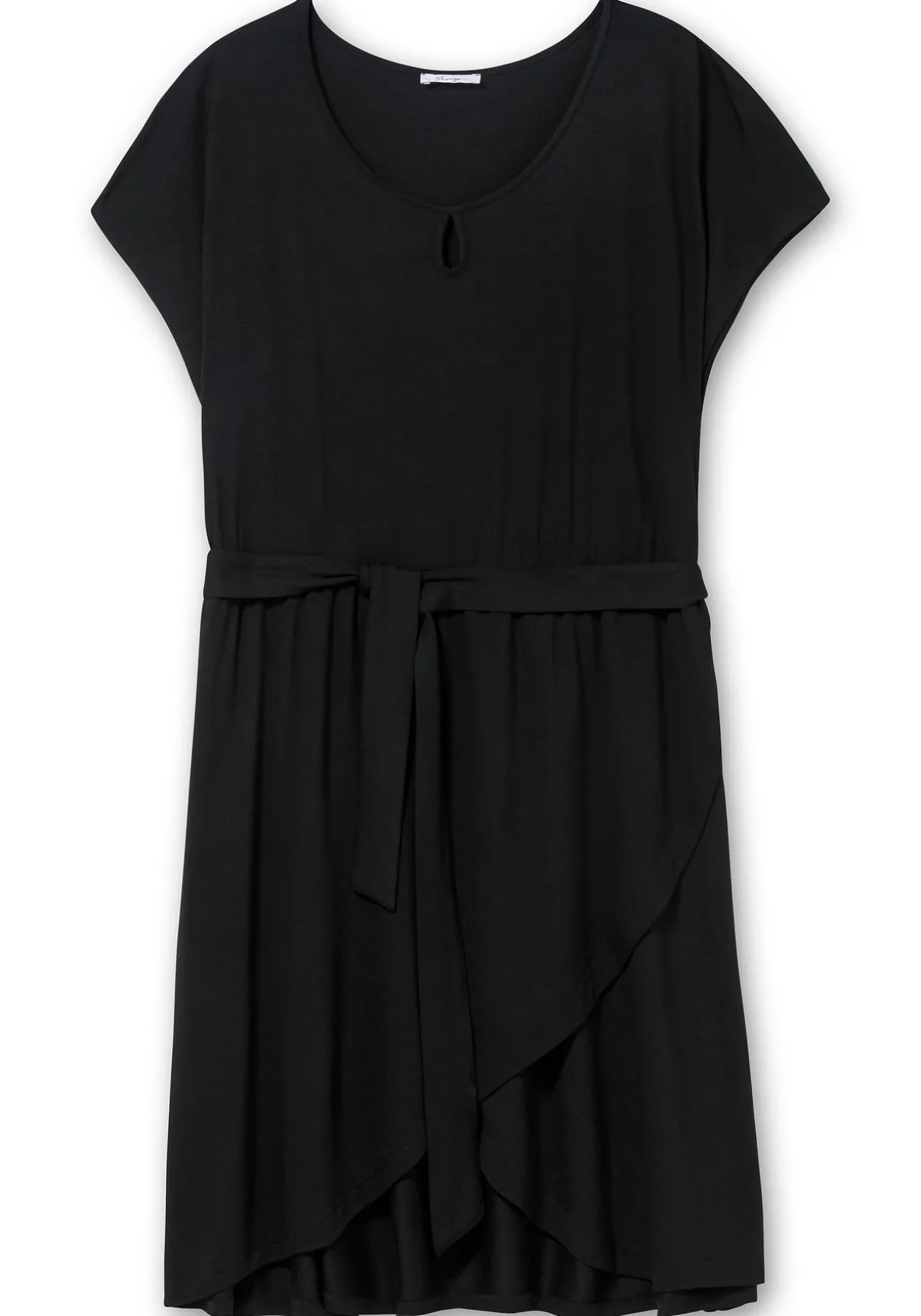 Kleid in Wickeloptik, mit Taillen-Bindeband